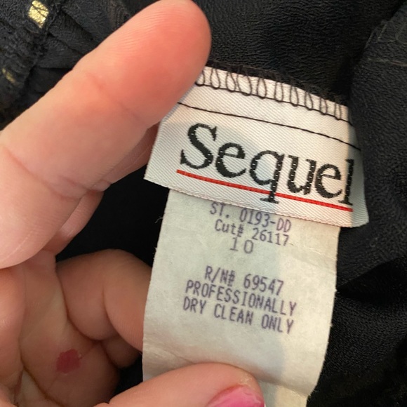 Good square pattern black pants - Picture 2 of 3